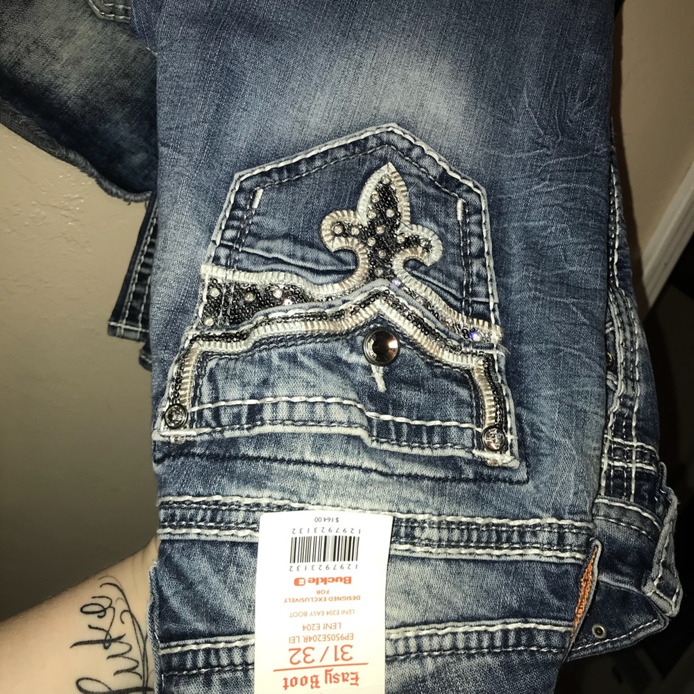 rock revival jeans boot cut 31 easy fit mid rise